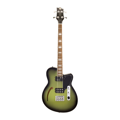 REVEREND DUB KING 4 String Bass Guitar with 5 Piece Korina/Walnut Neck in Avocado