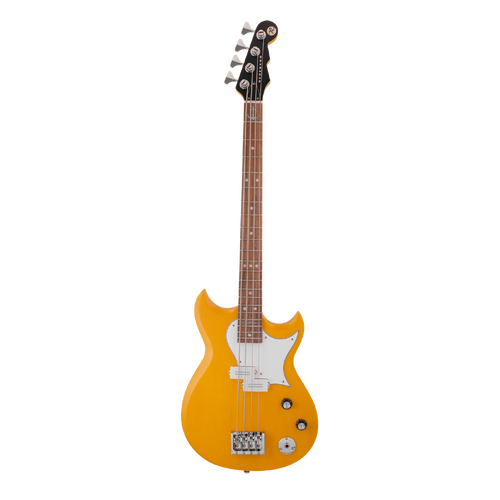 REVEREND MIKE WATT WATTPLOWER 4 String Bass Guitar with 3 Piece Korina Neck in Satin Yellow