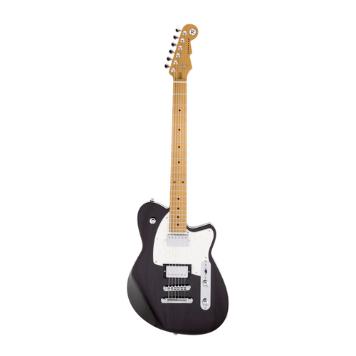 REVEREND CHARGER HB 6 String Electric Guitar with Roasted Maple Neck in Gunmetal