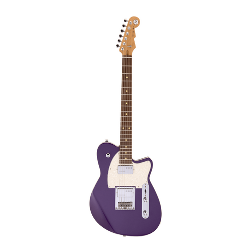 REVEREND CROSSCUT 6 String Electric Guitar with Roasted Maple Neck in Italian Purple