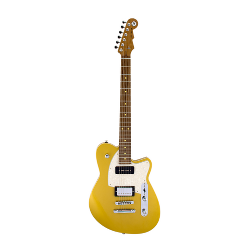 REVEREND DOUBLE AGENT OG 6 String Electric Guitar with Roasted Maple Neck in Venetian Gold