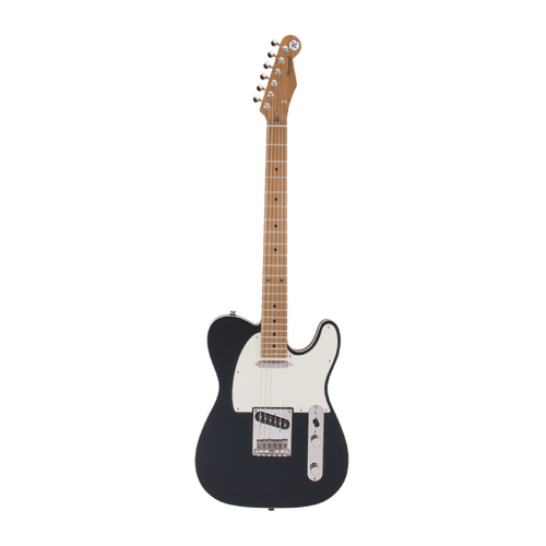REVEREND PETE ANDERSON EASTSIDER T 6 String Electric Guitar with Roasted Maple Neck in Satin Midnight Black