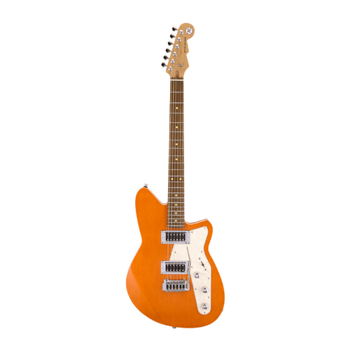 REVEREND JETSTREAM RB 6 String Electric Guitar with Wilkinson Tremolo Roasted Maple Neck in Rock Orange