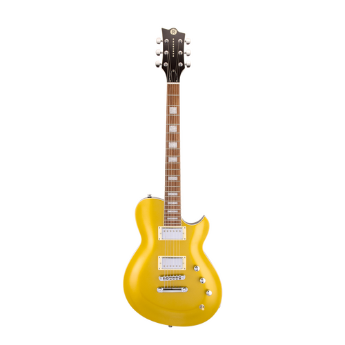 REVEREND ROUNDHOUSE 6 String Electric Guitar with 3 Piece Korina Neck in Venetian Gold
