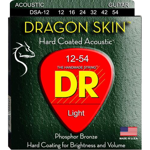 DR DRAGON SKIN 12/56 Acoustic Strings Set Bluegrass DSA-12
