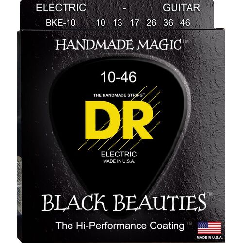 DR BLACK BEAUTIES Electric Strings Set Medium 10/46 BKE-10