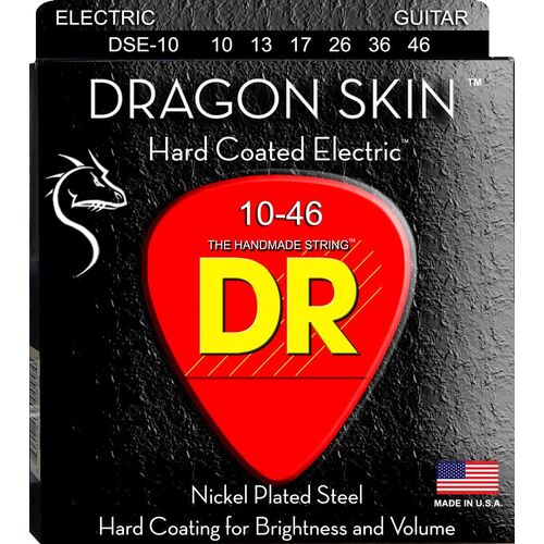 DR DRAGON SKIN Acoustic Strings Set Medium 10/46 DSE-10