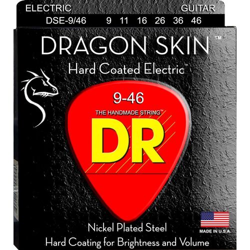 DR DRAGON SKIN Electric Strings Set Light/Medium 09/46 DSE-9/46