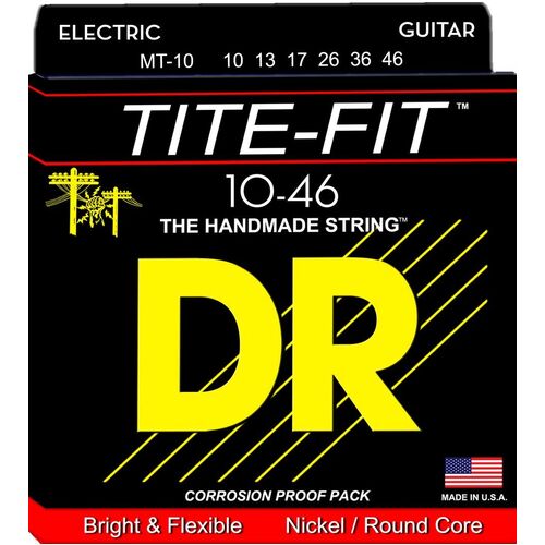 DR TITE-FIT Electric Strings Set Medium 10/46 MT-10