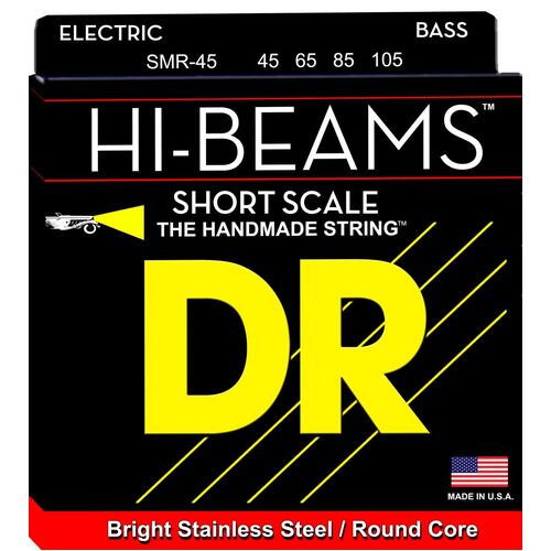 DR HI-BEAM Bass 4 String Set Medium Short Scale 45/105 SMR-45