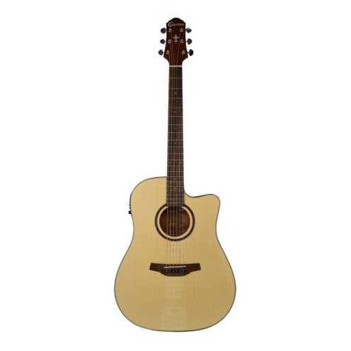 CRAFTER HD-100CE/OPN 6 String Dreadnought/Electric Cutaway Guitar Spruce Top in Open Pore Natural