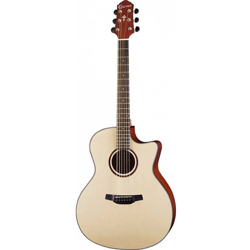 CRAFTER HG-250CE/NGA 6 String Grand Auditorium/Electric Cutaway Guitar Spruce Top in Gloss