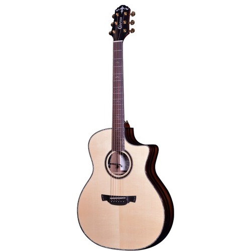 CRAFTER LX G-4000CE 6 String Grand Auditorium/Electric Cutaway Guitar with Solid Alpine Spruce Top in Natural Gloss 600600