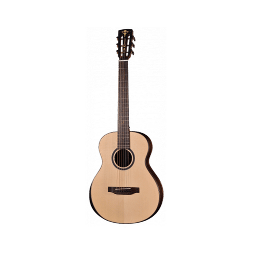 CRAFTER MINO/MACASSAR 6 String Small Body Acoustic/Electric Guitar Solid Engelmann Spruce Top in Open Pore Satin with Gig Bag 600200