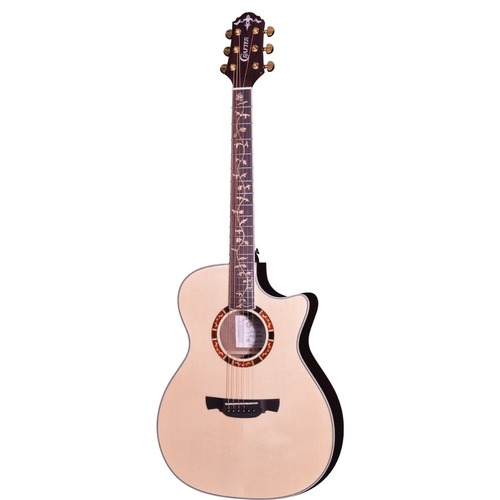 CRAFTER STG Series T27CE 6 String Acoustic/Electric Cutaway Guitar in Natural Gloss