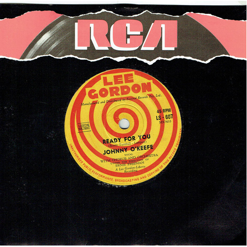 JOHNNY O'KEEFE Save The Last Dance For Me/ Ready For You Pop Single