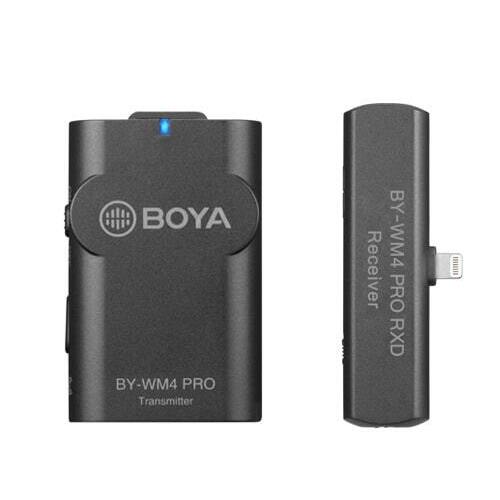 BOYA BY-WM4 PRO-K3 2.4GHz Wireless Microphone Kit for iOS 1+1