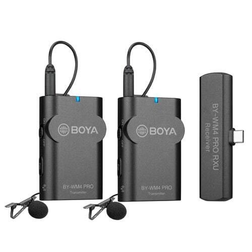 BOYA BY-WM4 PRO-K6 2.4GHz Wireless Microphone Kit for Android